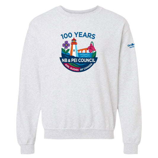 NB COUNCIL ANNIVERSARY - ADULT ASH GREY CREWNECK SWEATSHIRT - 1801