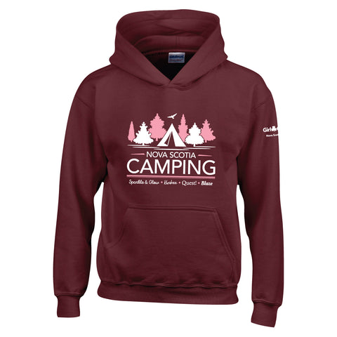 NS COUNCIL - YOUTH PULLOVER HOODIE - MAROON - 1850B