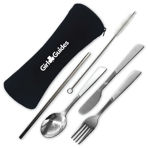 Stainless Steel Cutlery and Straw Set KW814PLUS