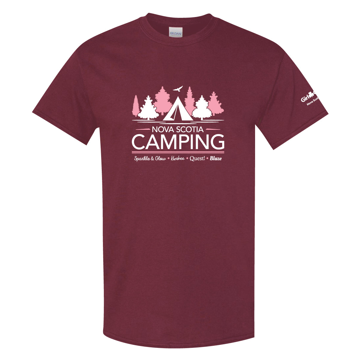 NS COUNCIL - ADULT T SHIRT - MAROON - 5000
