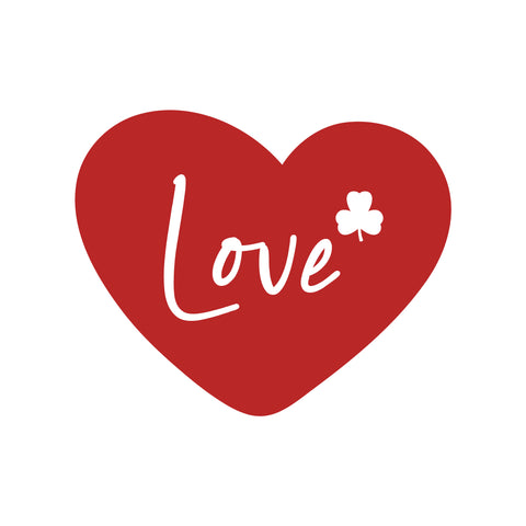 Love Guiding Woven Crest with Merrow edge