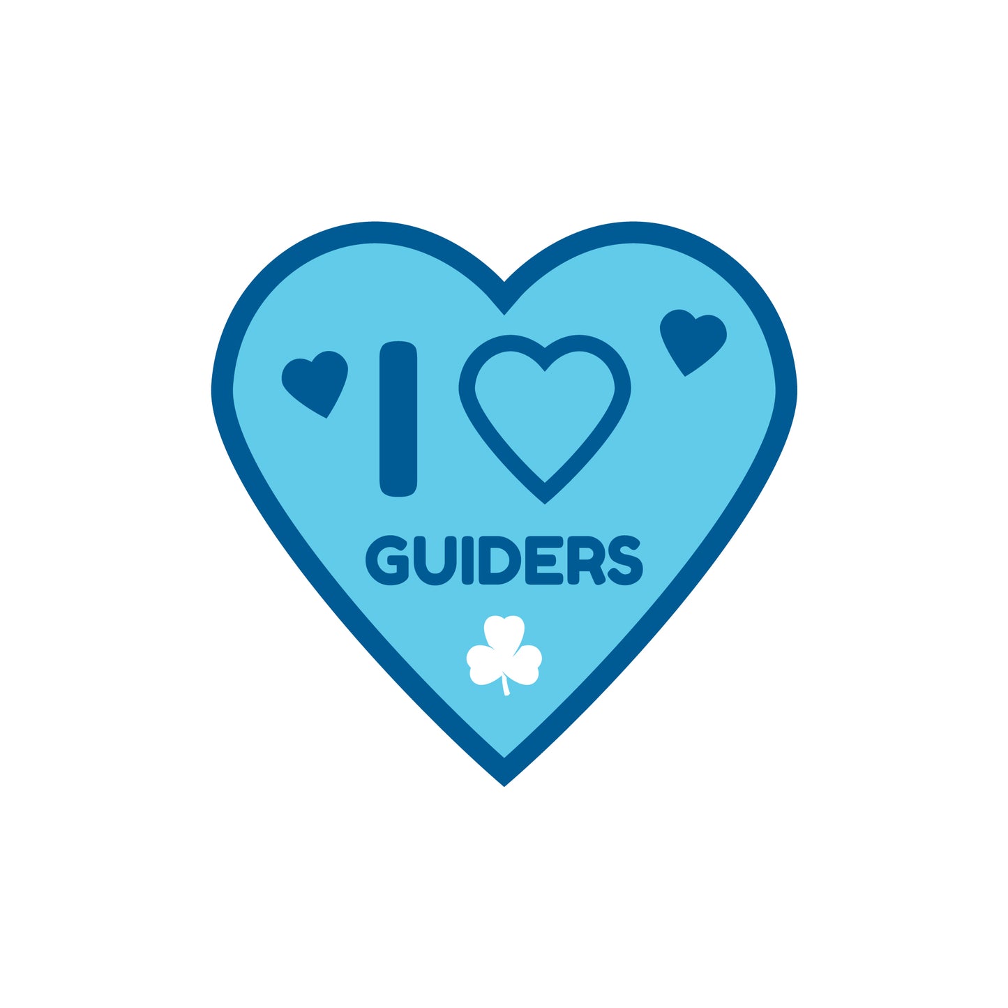 I Heart Guiders - fun crest