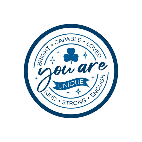 You Are Bright Capable Loved Crest - fun crest