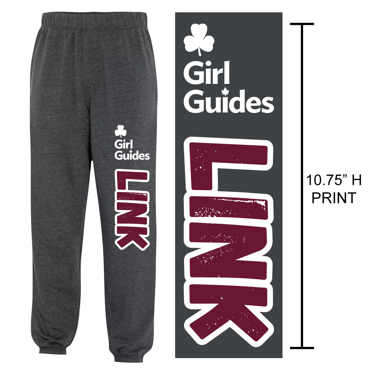 "LINK" Youth Sweatpants - ATCY2800 - Dark Heather Grey