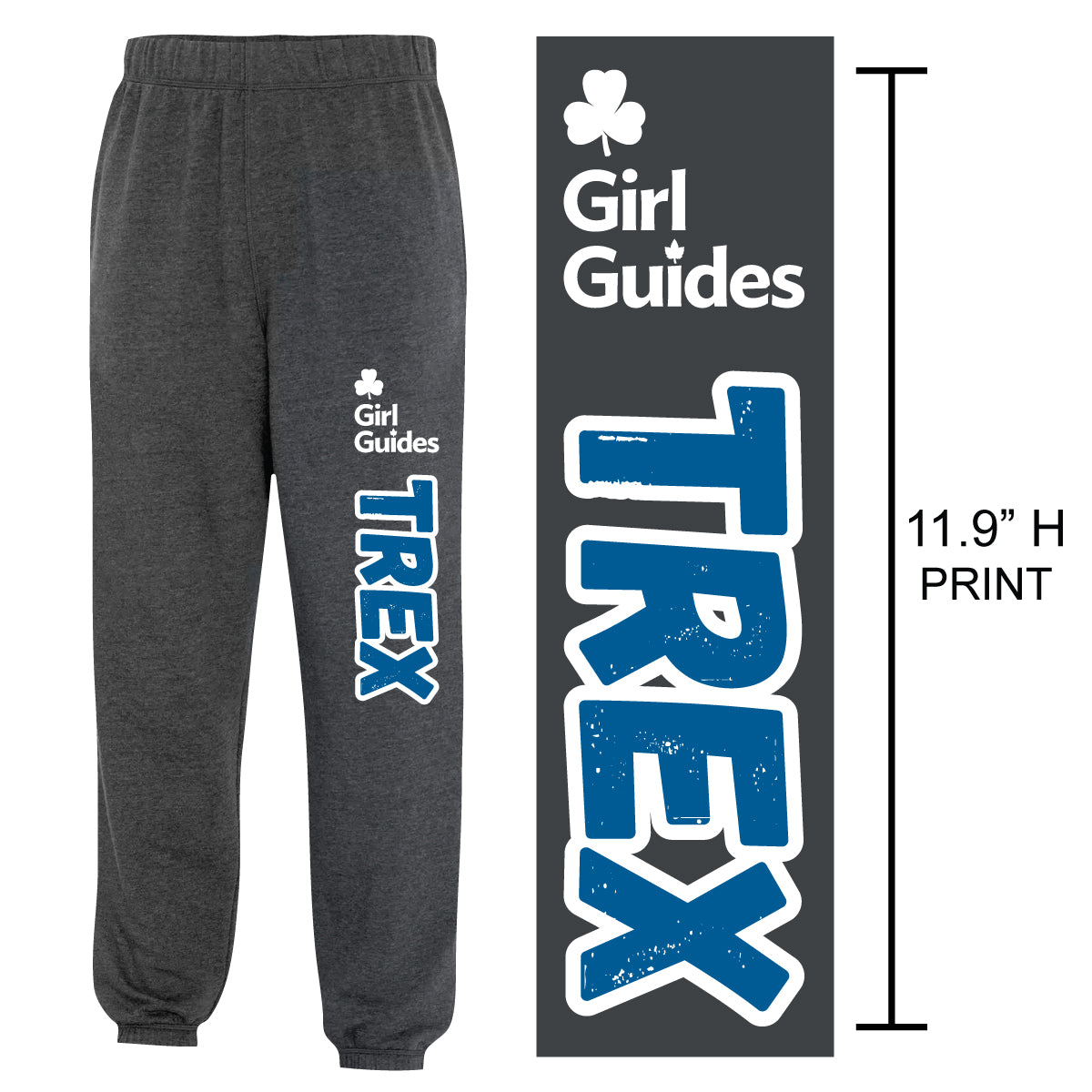 "TREX" Adult Sweatpants - ATCF2800 - Dark Heather Grey