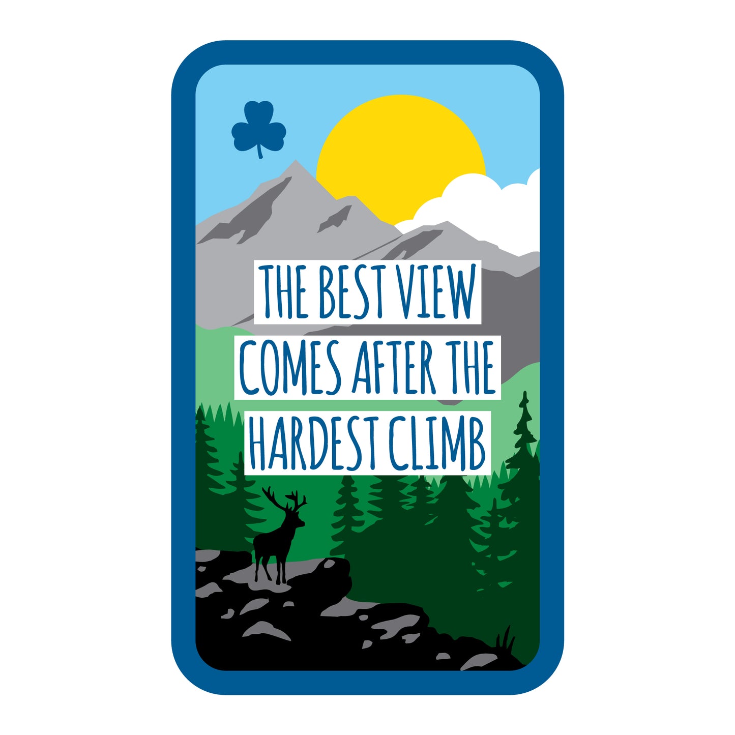 The Best View - fun crest