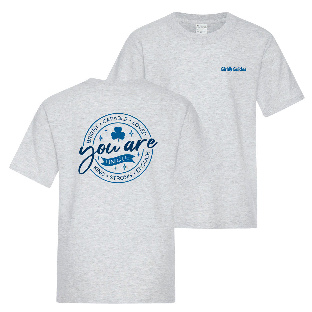 YOU ARE - YOUTH T SHIRT - ASH GREY - ATC1000Y