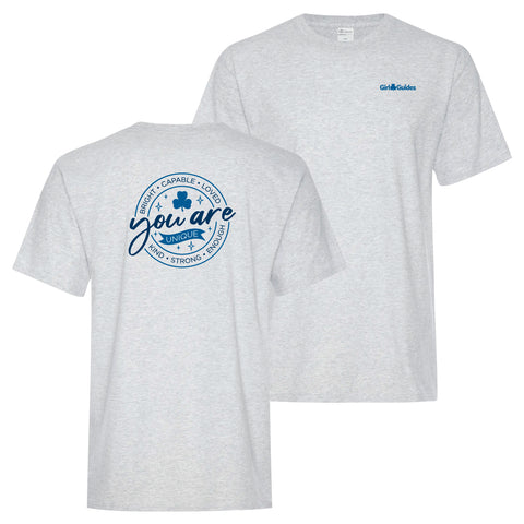 YOU ARE - ADULT T SHIRT - ASH GREY - ATC1000