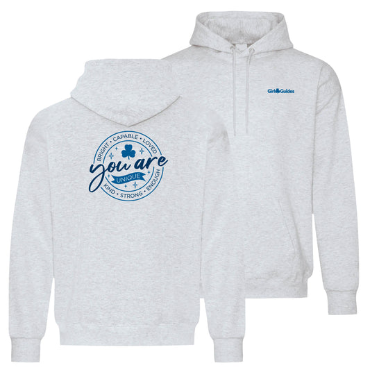 YOU ARE - ADULT PULLOVER HOODIE - ASH GREY - ATCF2500