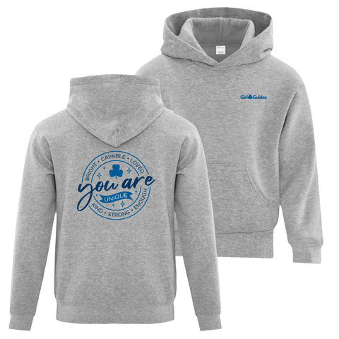 You Are - YOUTH PULLOVER HOODIE - Athletic Heather - ATCY2500