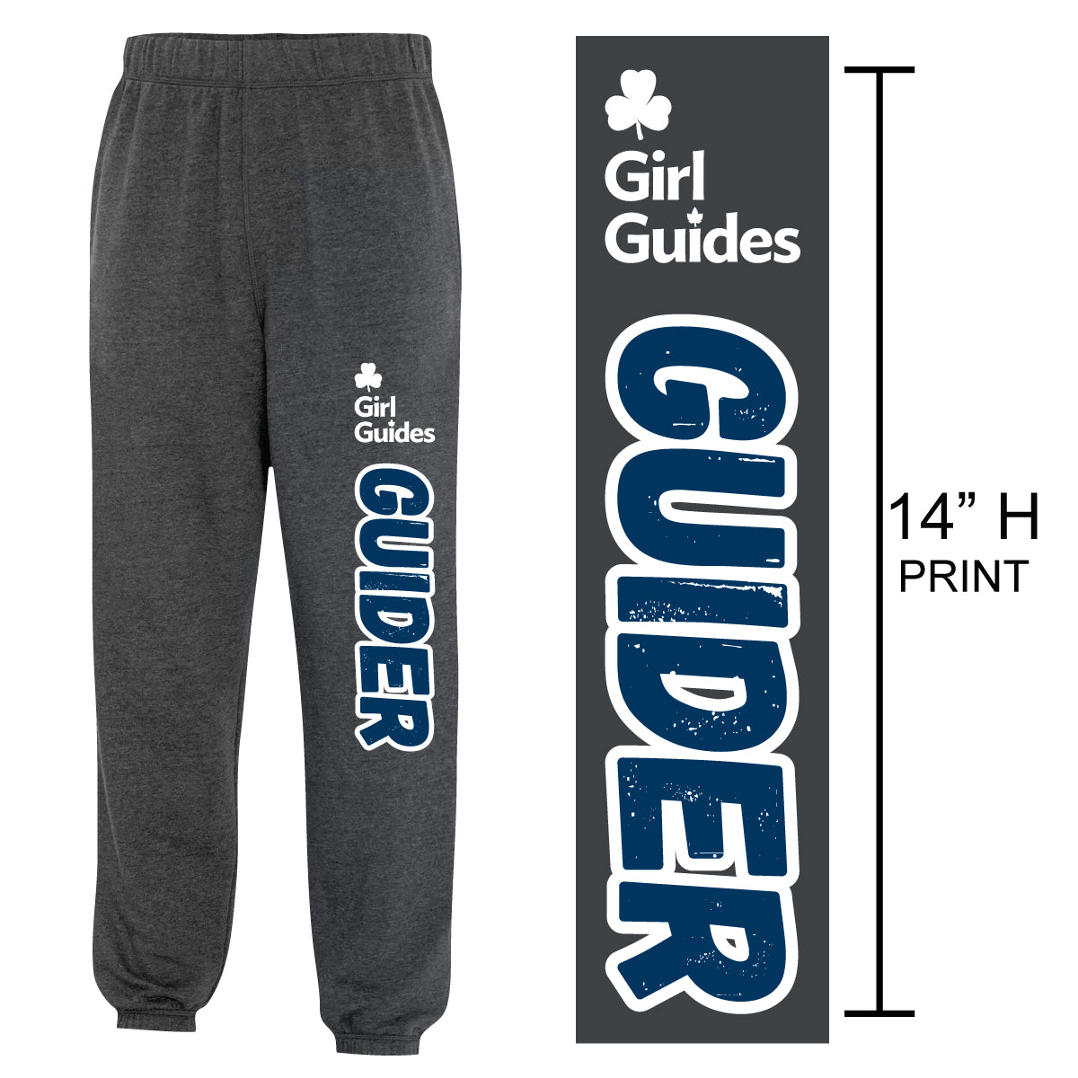 "GUIDER" Adult Sweatpants - ATCF2800 - Dark Heather Grey