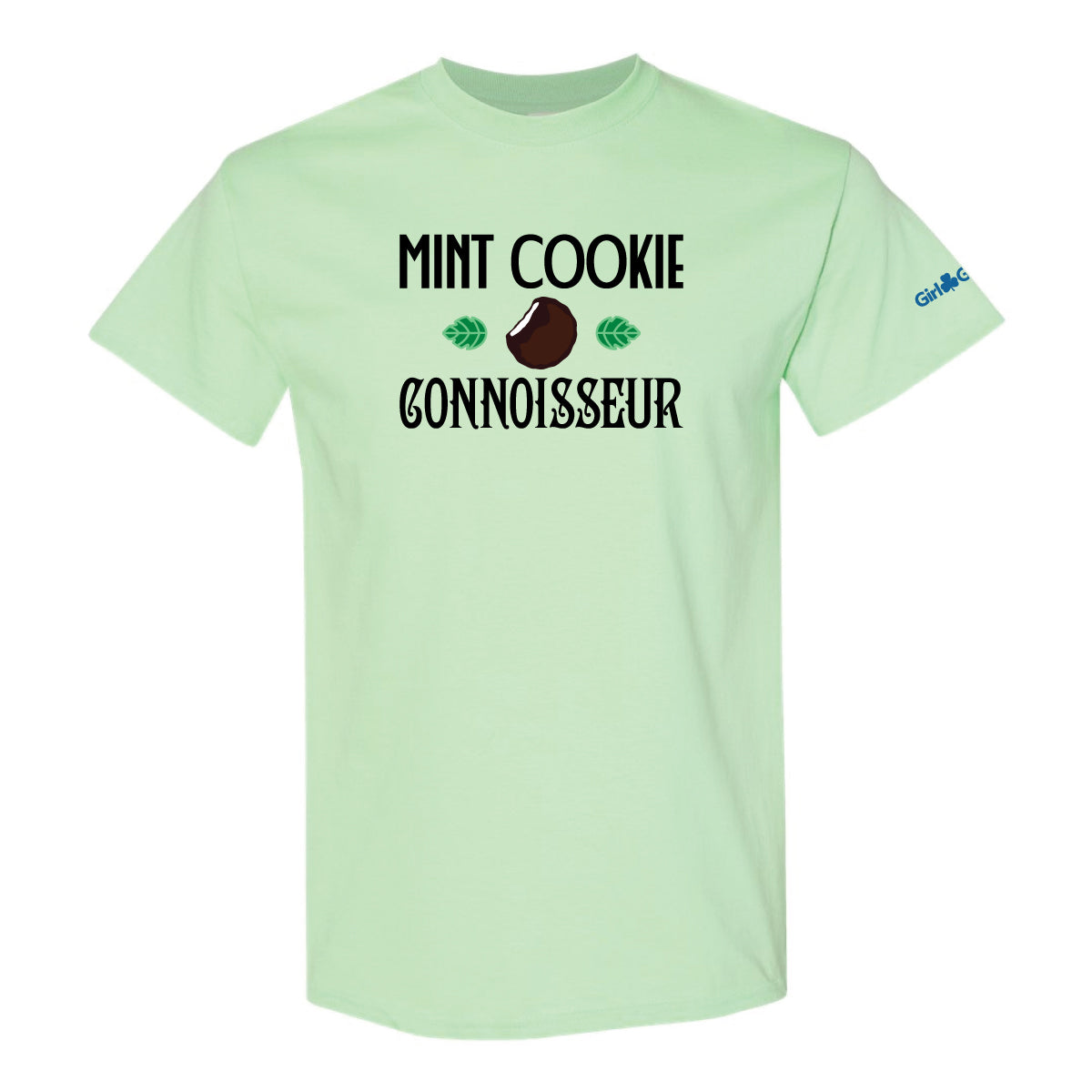 MINT COOKIE CONNOISSEUR - ADULT T SHIRT - MINT GREEN - 5000