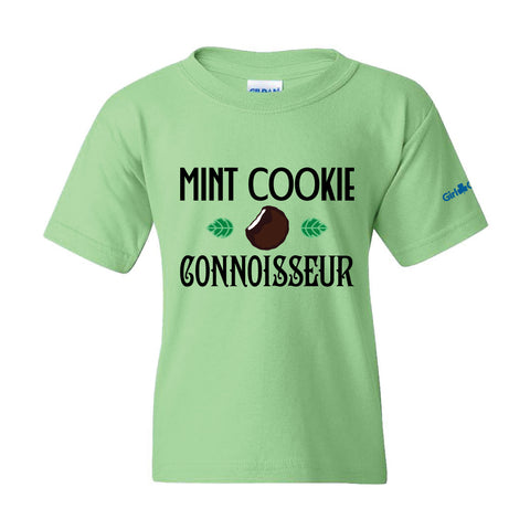 MINT COOKIE CONNOISSEUR - YOUTH T SHIRT - MINT GREEN 500B