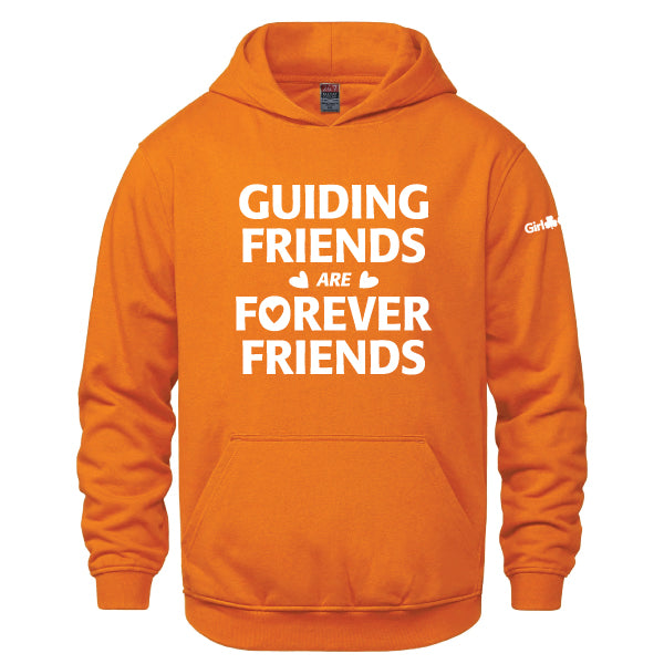GUIDING FRIENDS - YOUTH PULLOVER HOODIE - ORANGE - L0550Y