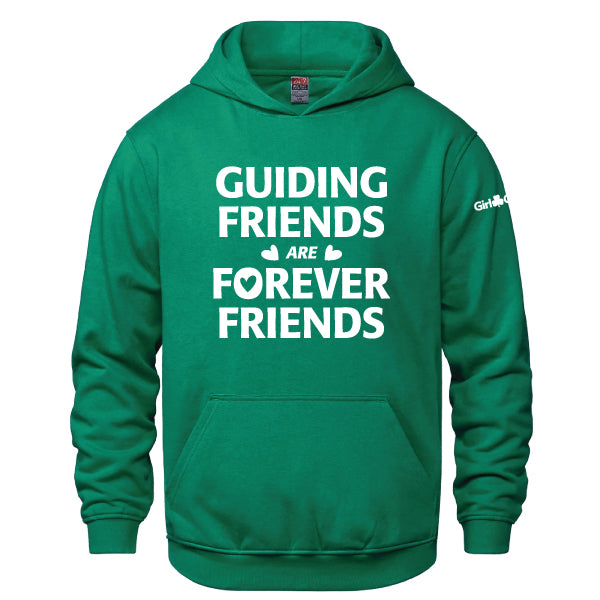 GUIDING FRIENDS - YOUTH PULLOVER HOODIE - KELLY GREEN - L0550Y