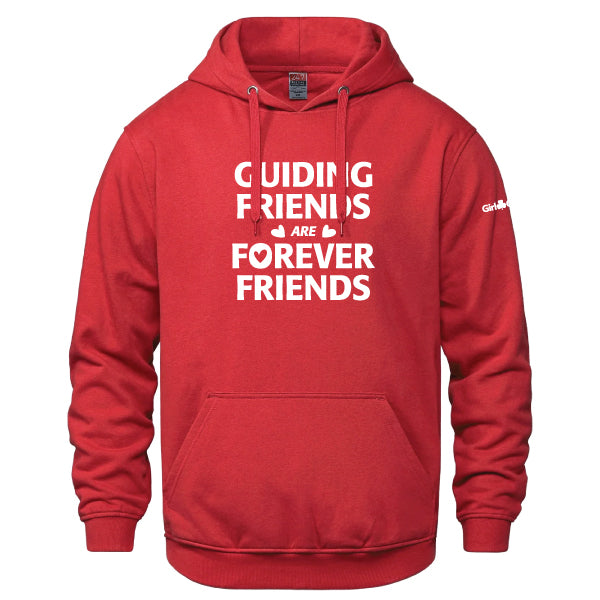 GUIDING FRIENDS - ADULT PULLOVER HOODIE - L00550 - RED
