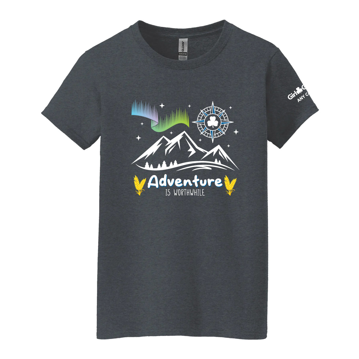 ANY COUNCIL - LADIES T SHIRT - DARK HEATHER GREY - 5000L **PLEASE NOTE: ANY COUNCIL IS THE COUNCIL FOR ALBERTA, NORTHWEST TERRITORY AND YUKON NOT A CHOICE FOR ANOTHER COUNCIL***