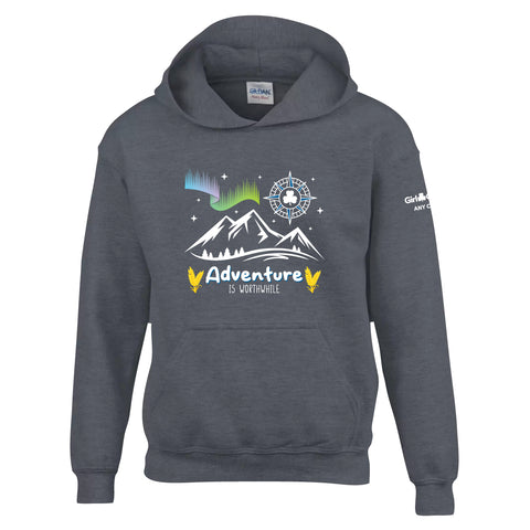 ANY COUNCIL - YOUTH PULLOVER HOODIE- DARK HEATHER GREY - 1850B **PLEASE NOTE: ANY COUNCIL IS THE COUNCIL FOR ALBERTA, NORTHWEST TERRITORY AND YUKON NOT A CHOICE FOR ANOTHER COUNCIL ***