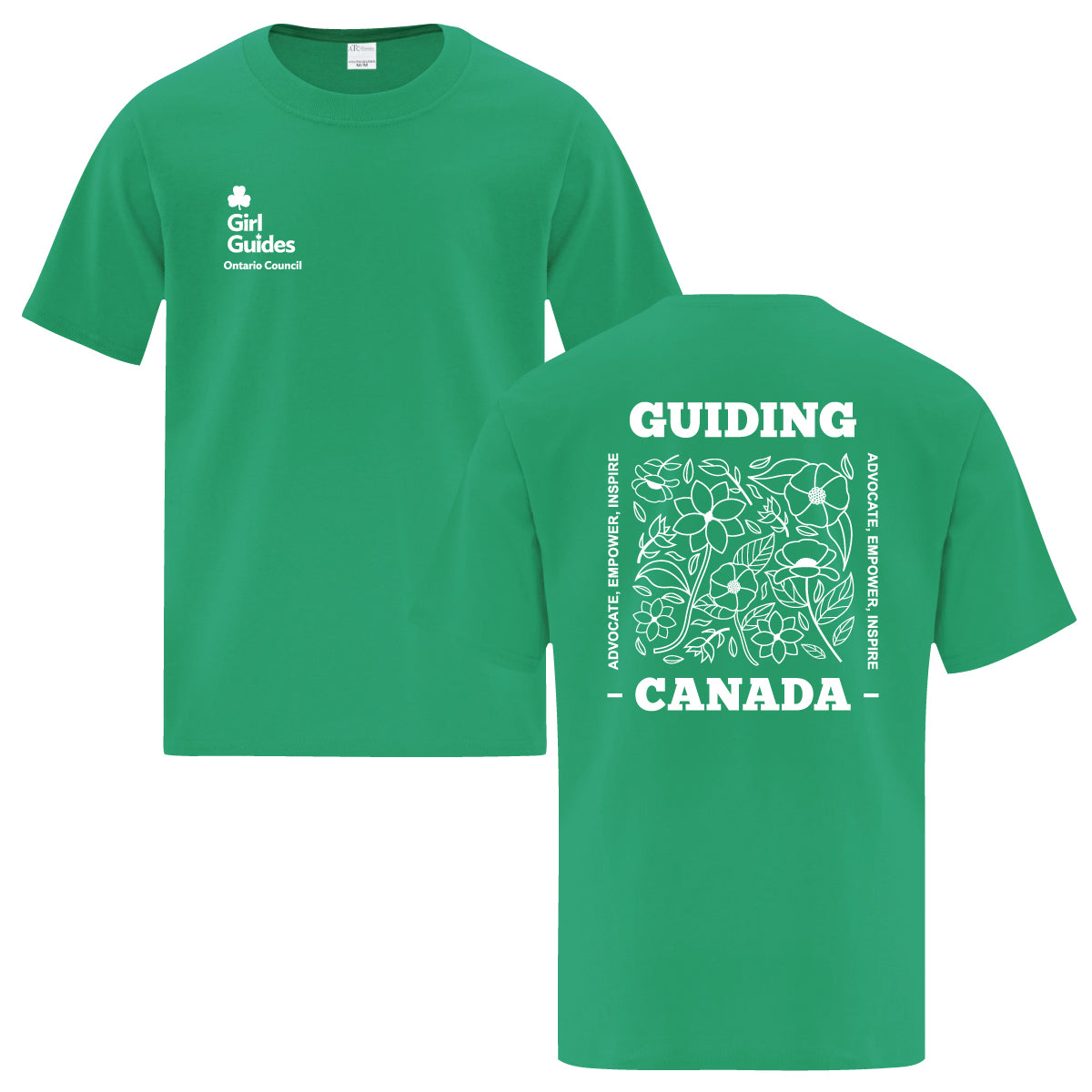ON COUNCIL - ADVOCATE - YOUTH T SHIRT - KELLY GREEN - ATC1000Y