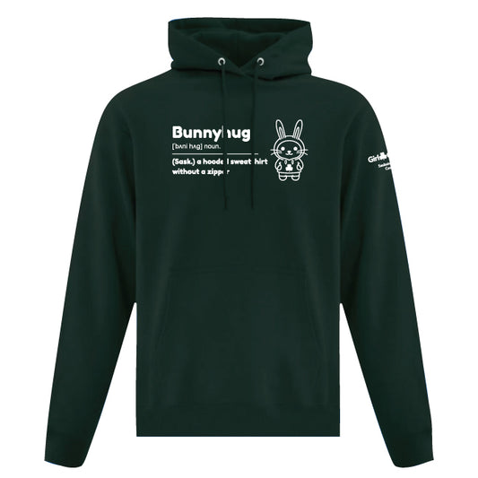 SK COUNCIL - BUNNY HUG - ADULT HOODIE - DARK GREEN - ATCF2500