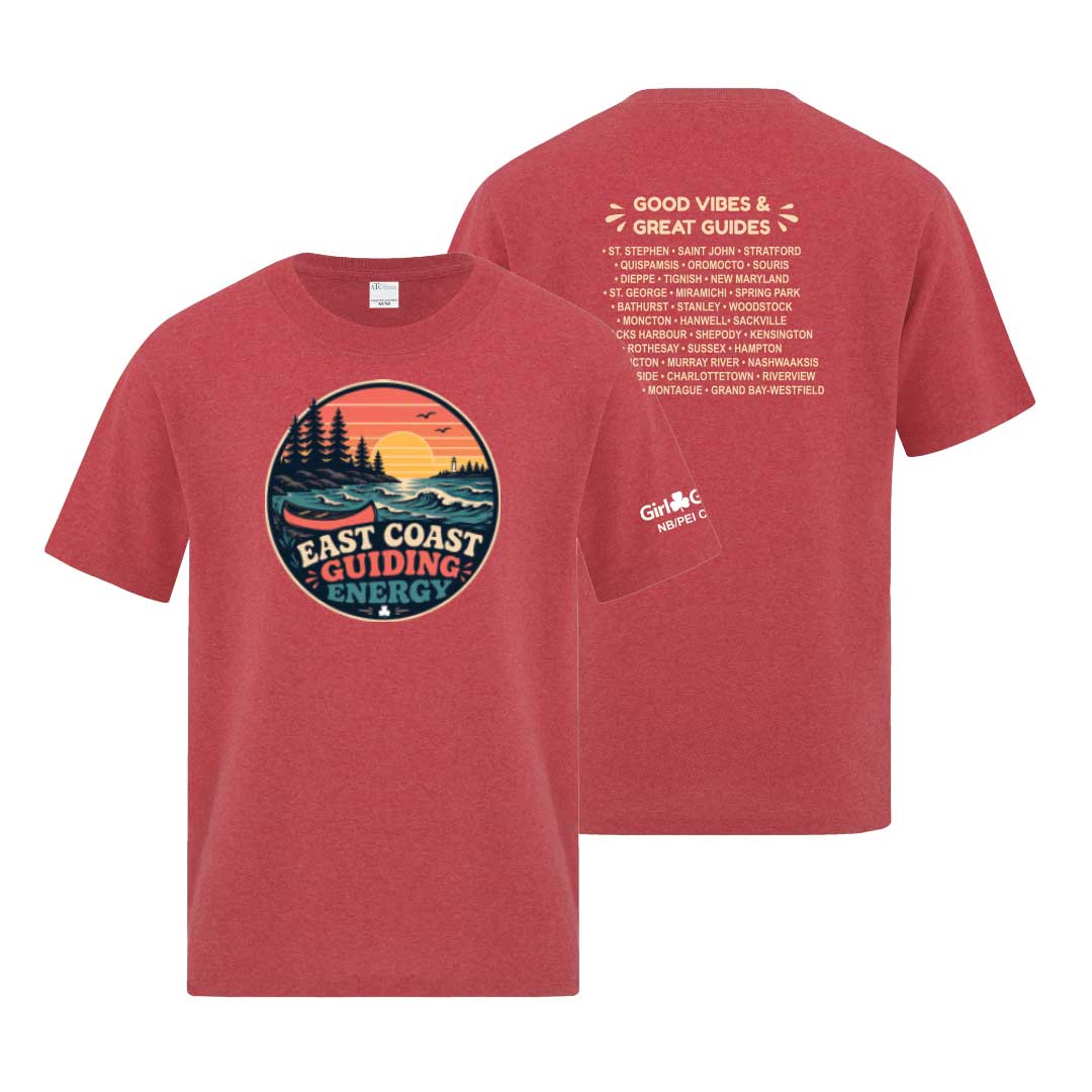 NB/PEI COUNCIL - EAST COAST - YOUTH T SHIRT - HEATHER RED - ATC1000Y