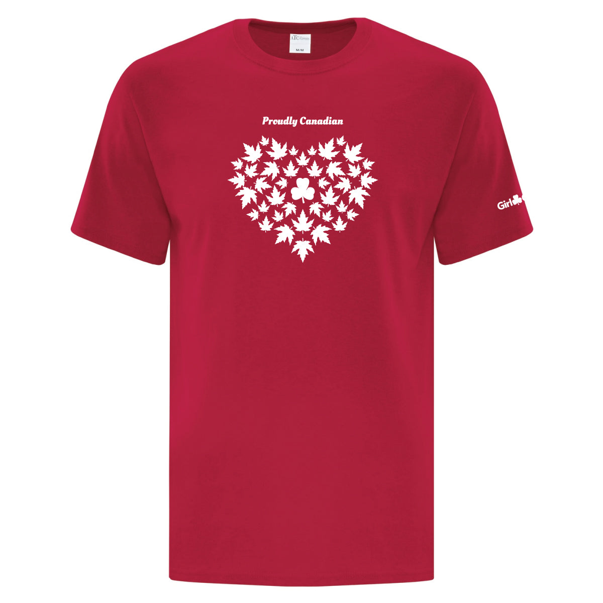 PROUDLY CANADIAN ADULT T - RED - ATC1000