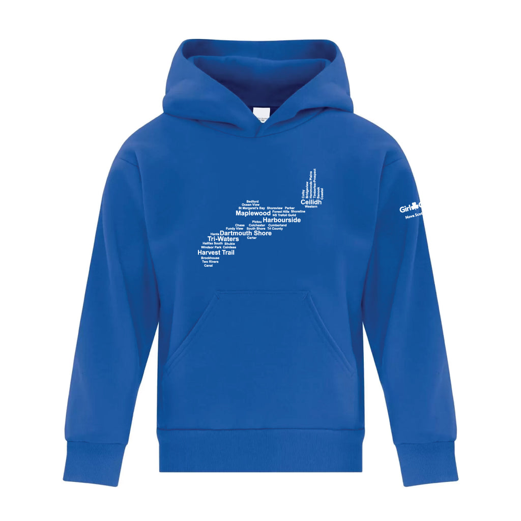 NS COUNCIL - YOUTH PULLOVER HOODIE - ROYAL BLUE - 1850B