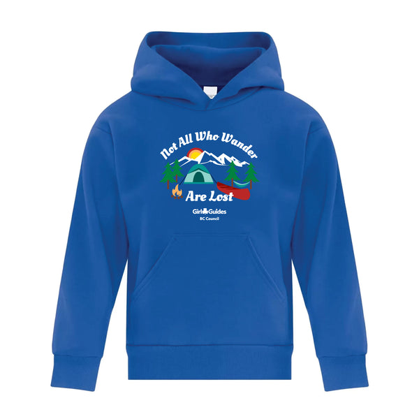 BC COUNCIL - YOUTH PULLOVER HOODIE- ROYAL BLUE - 1850B