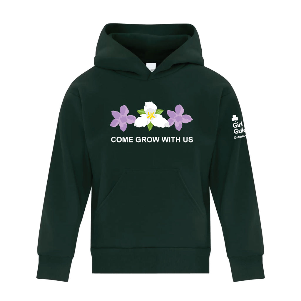 ON COUNCIL - YOUTH PULLOVER HOODIE - FOREST GREEN - 1850B