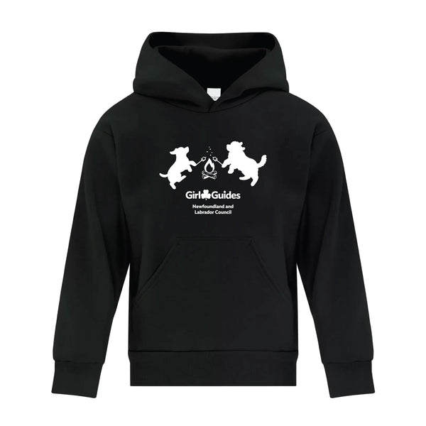 NL COUNCIL - YOUTH PULLOVER HOODIE - BLACK - 1850B