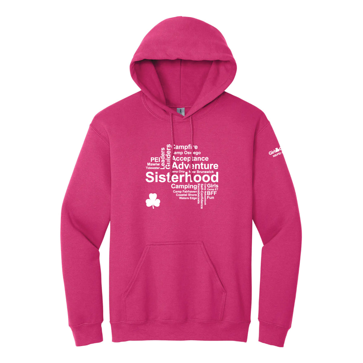 NB COUNCIL ADULT PULLOVER HOODIE HELICONIA PINK 1850 The