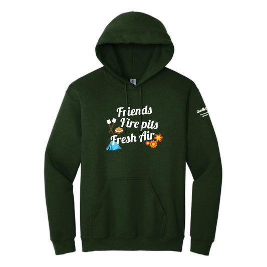 NL COUNCIL - ADULT PULLOVER HOODIE - FOREST GREEN - 1850