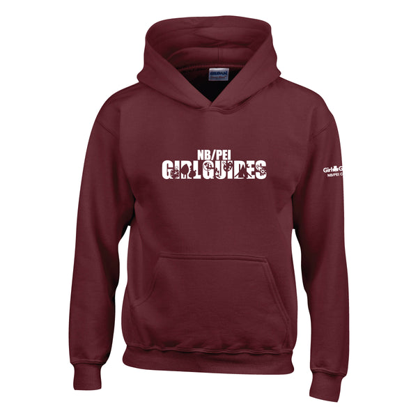NB COUNCIL - YOUTH PULLOVER HOODIE - MAROON - 1850B