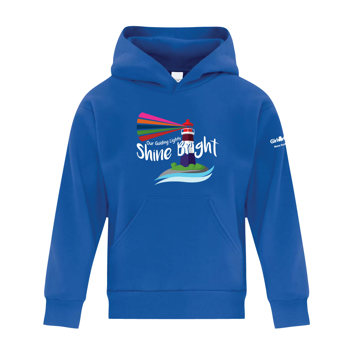 NS COUNCIL - YOUTH PULLOVER HOODIE 18500B - ROYAL BLUE - 1850B