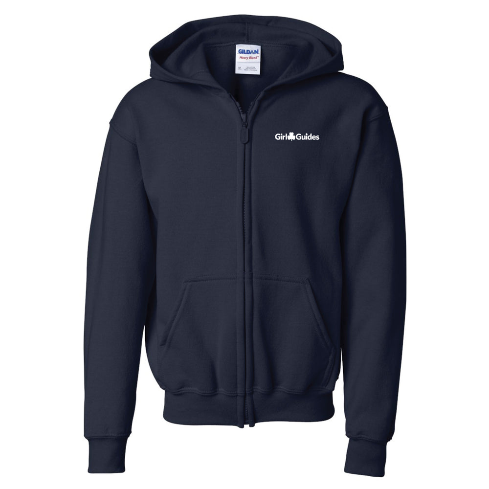 GG National and Provincial - Youth full zip hoodie - ATCY2600 Navy