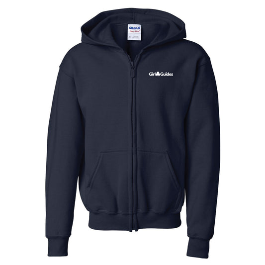 GG National and Provincial - Youth full zip hoodie - 1860b Navy