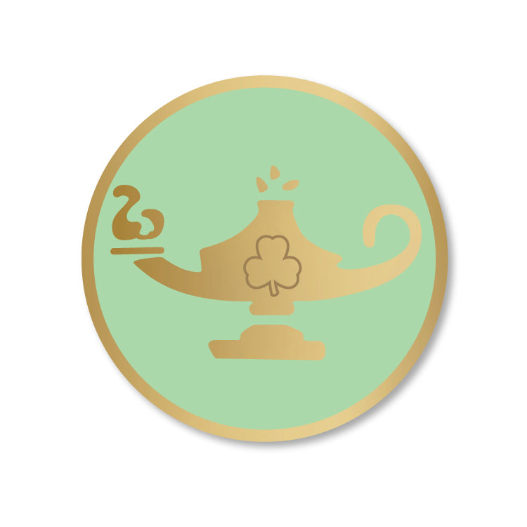 TRAINING PIN - OVERNIGHT CAMPING (LIGHT GREEN)