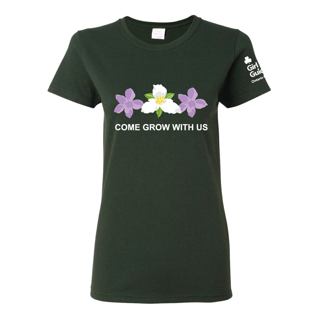 ON COUNCIL - LADIES T SHIRT - FOREST GREEN - 5000L