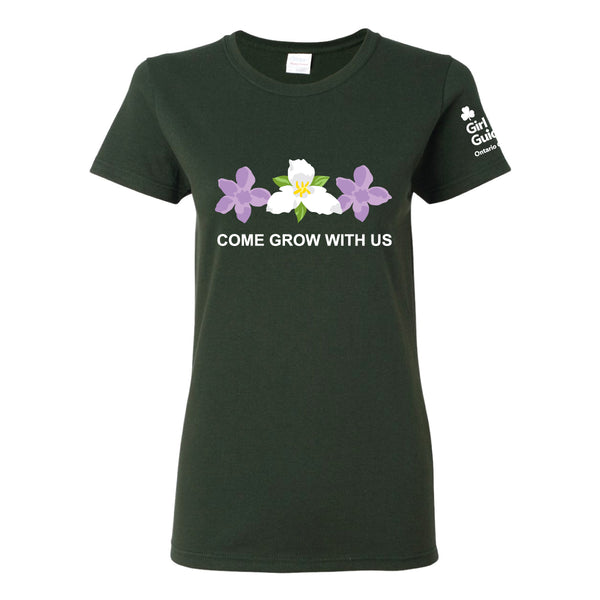ON COUNCIL - LADIES T SHIRT - FOREST GREEN - 5000L