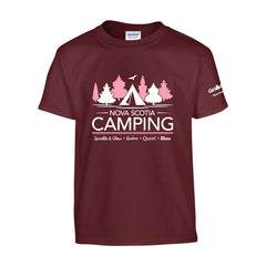 NS COUNCIL - YOUTH T SHIRT - MAROON - 500B  *** leaving March 1