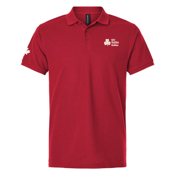 INT'L POLO SHIRT MEN'S CUT - RED - 62800