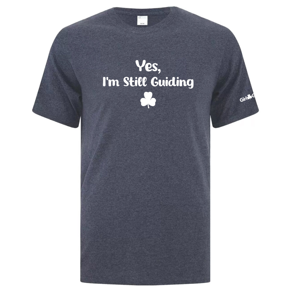 "Still Guiding"- ADULT T SHIRT - Heather Navy - ATC1000 *** LEAVING AUG 31***