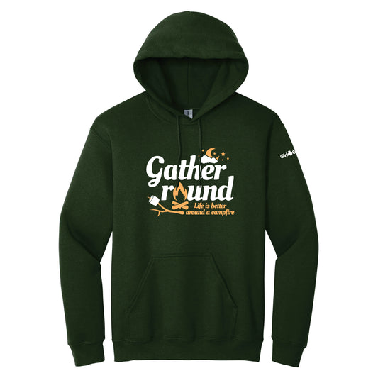 Gather Round Adult Hoodie 18500 - Forest Green