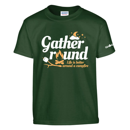 Gather Round Youth T - 500b - Forest Green