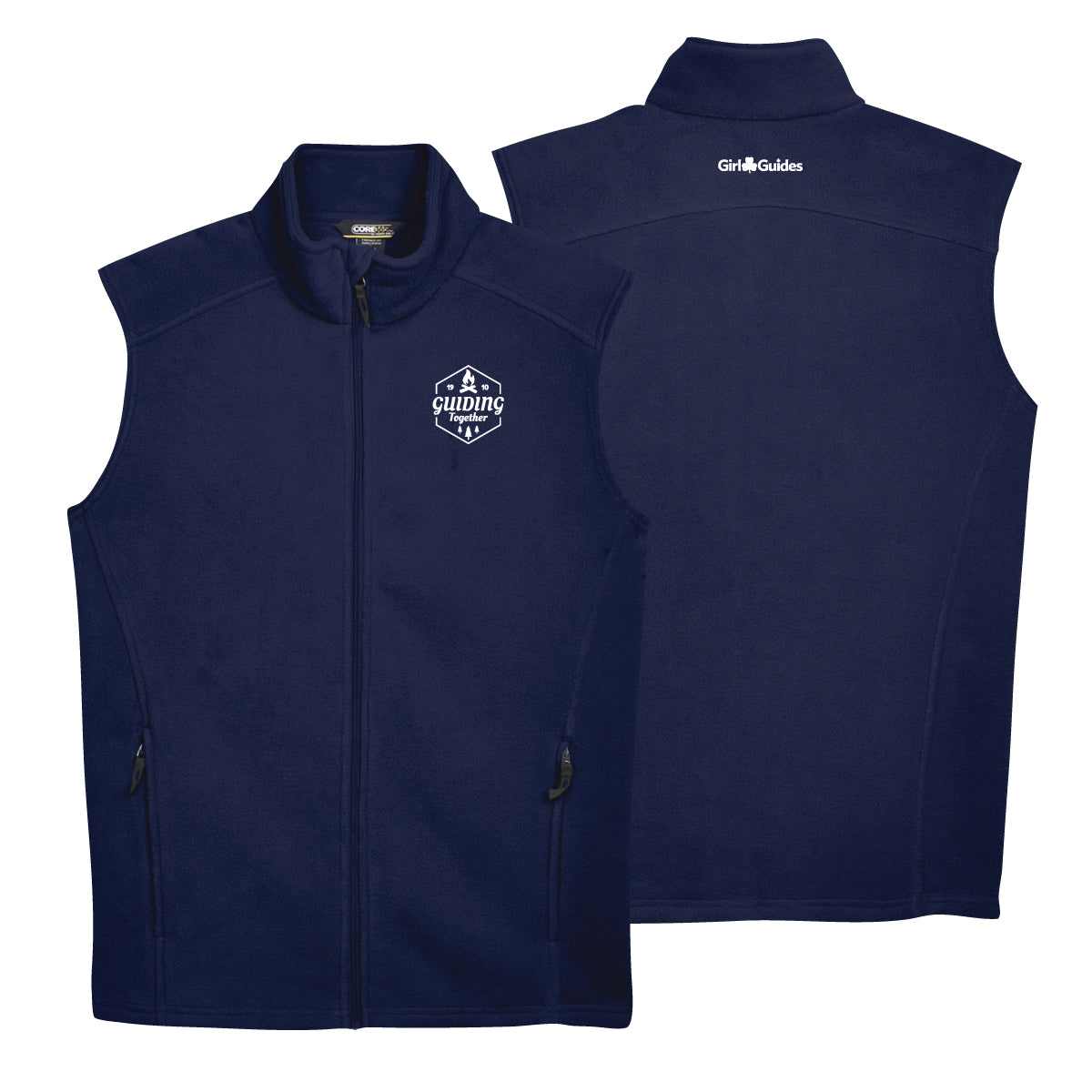 FLEECE VEST - ADULT - 88191 - NAVY