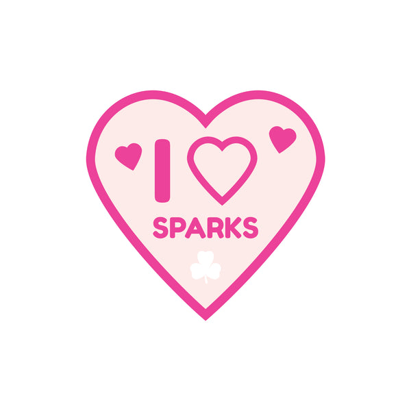 I Heart Sparks - fun crest - more are on order