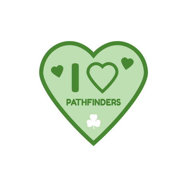 I Heart Pathfinders - fun crest