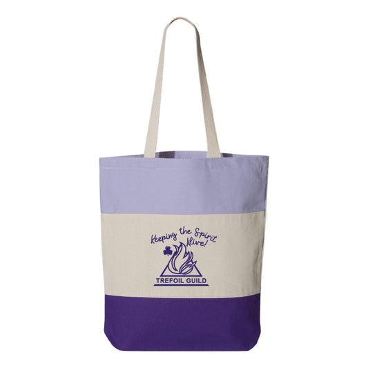 Tri-color tote bag - Q125900 - Trefoil Guild