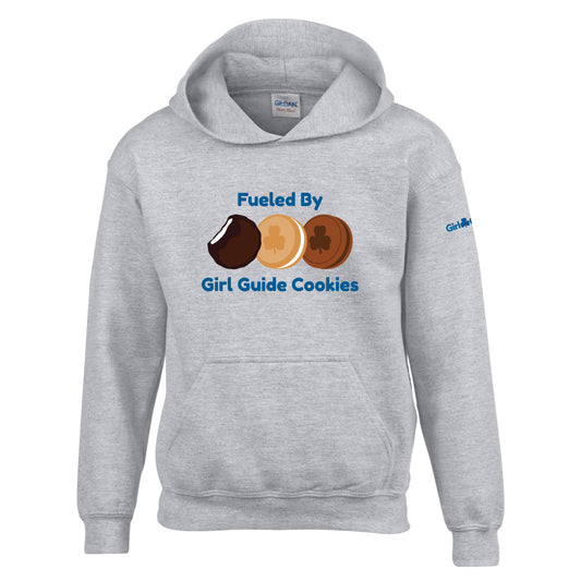 FUELED BY COOKIES - YOUTH PULLOVER HOODIE - SPORT GREY - 1850B