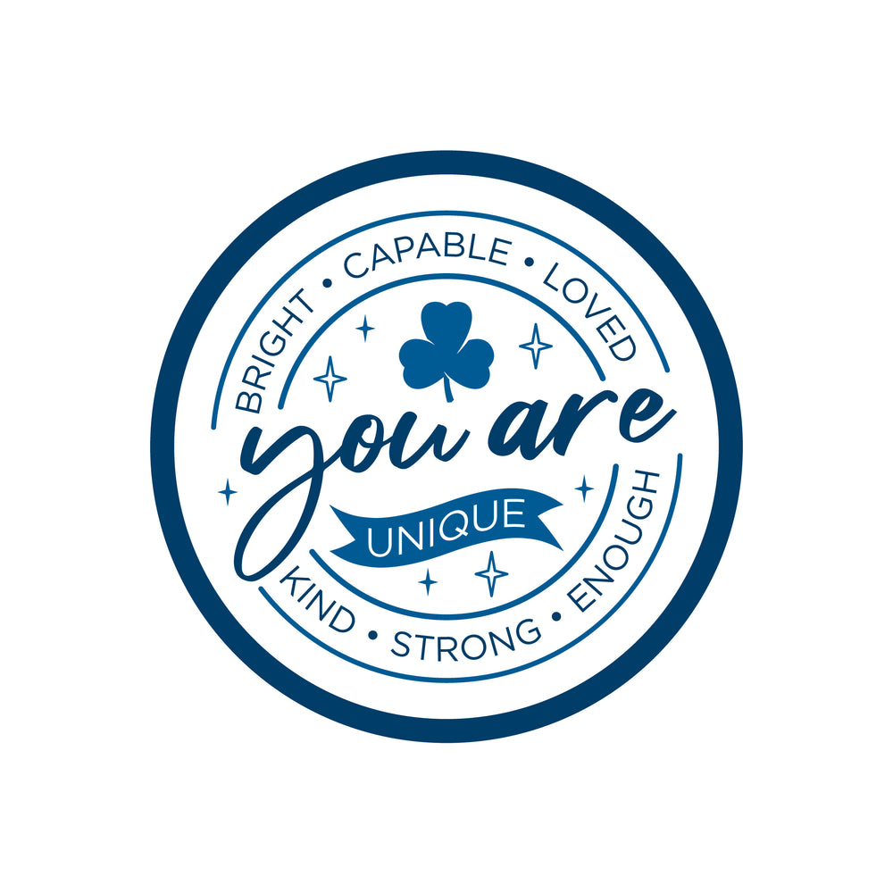 You Are Bright Capable Loved Crest - fun crest